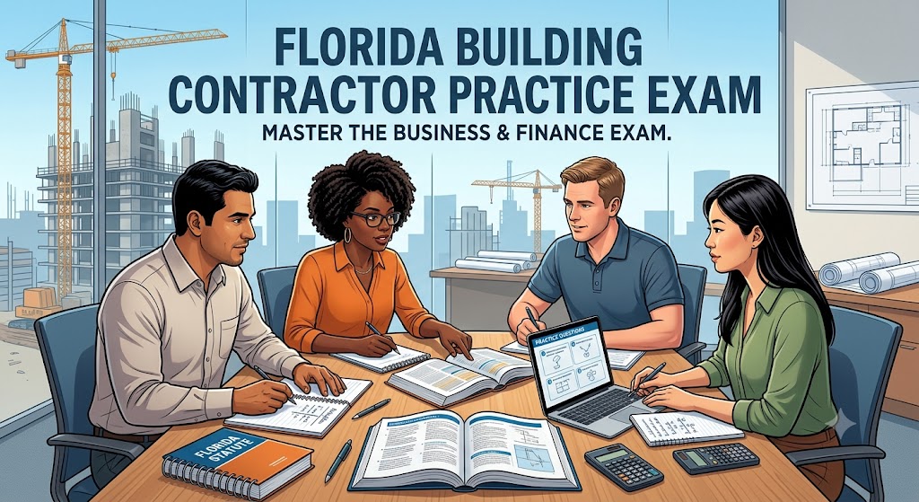 Florida Building Contractor Business/Finance Practice Exam Banner