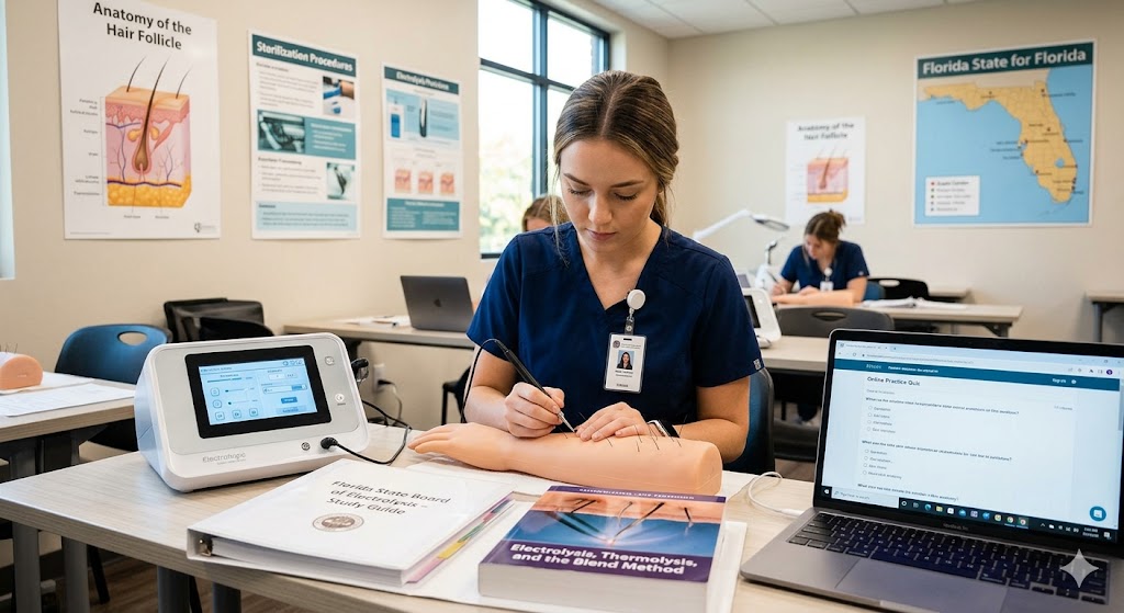 Florida State Electrolysis Practice Exam Banner