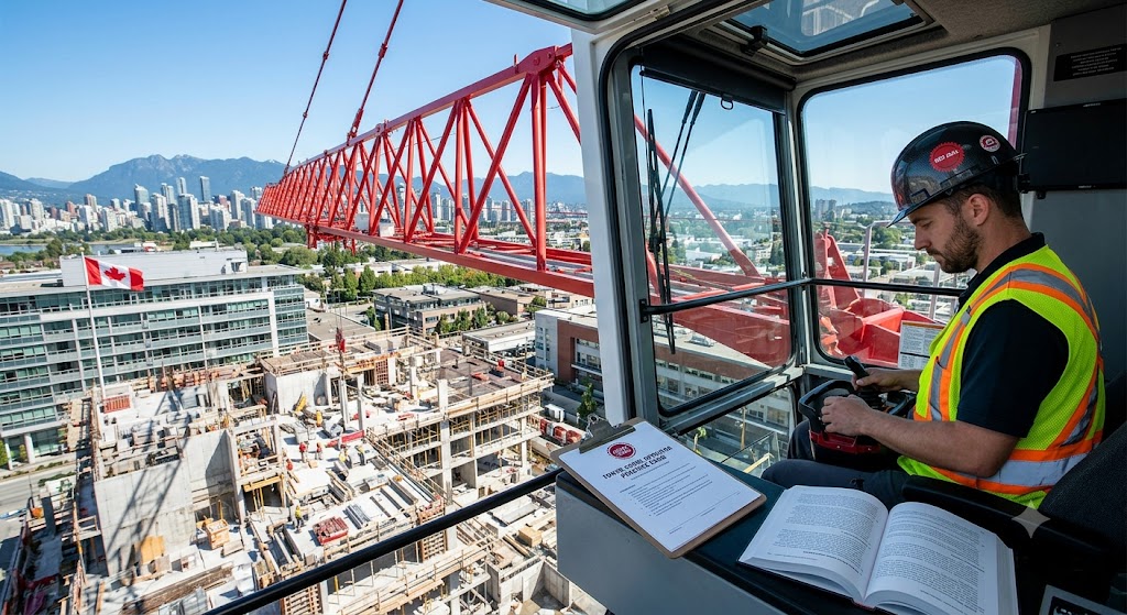 Red Seal Tower Crane Operator Practice Exam Banner