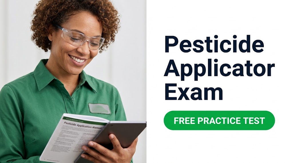 Pesticide Applicator Practice Test & Exam Prep Banner