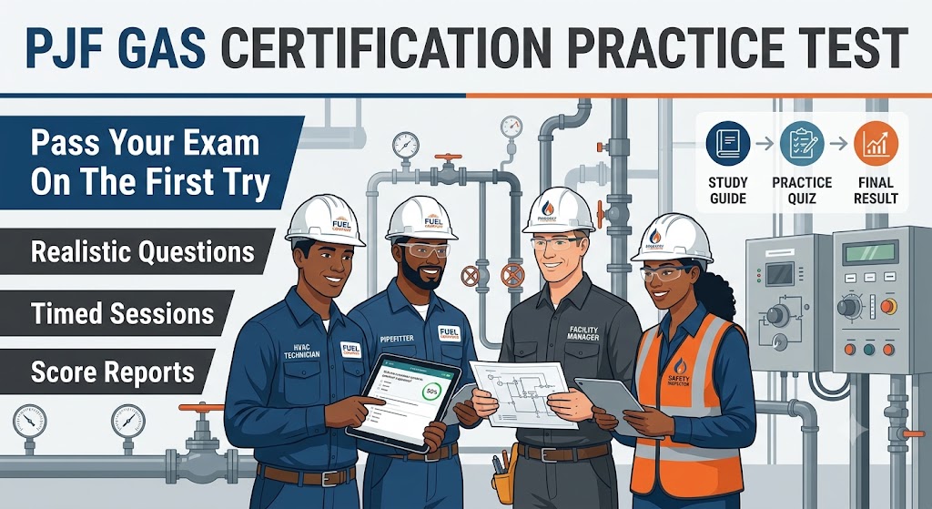 PJF Gas Certification Practice Test Banner