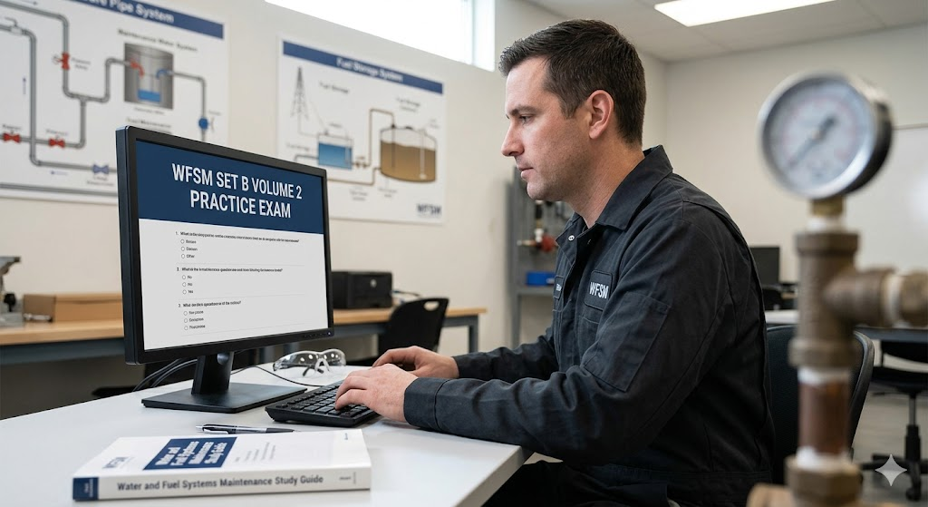 Water and Fuel Systems Maintenance (WFSM) Set B Volume 2 Practice Test Banner