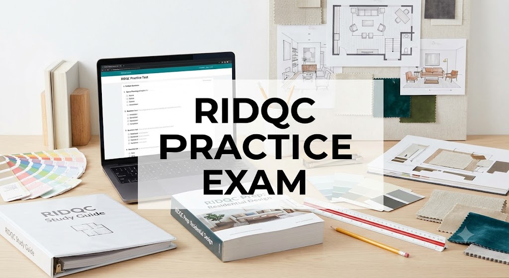 Residential Interior Design Qualifying Certification (RIDQC) Practice Exam Banner