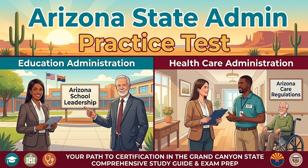 Arizona State Admin Practice Test Banner