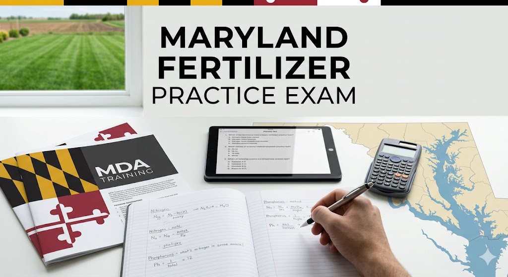 Maryland Fertilizer Practice Exam Banner
