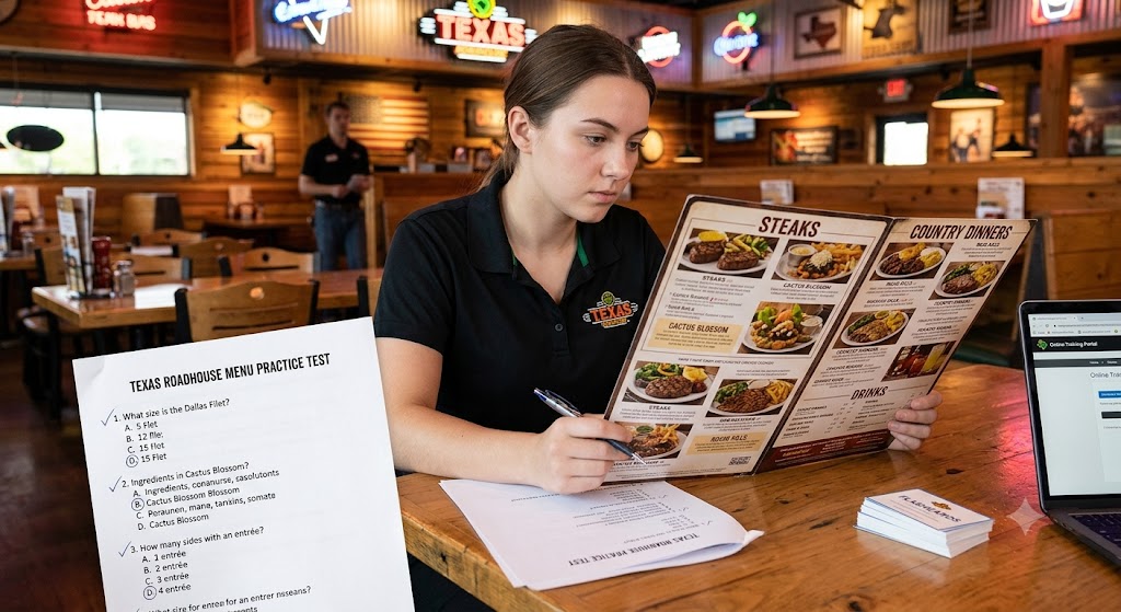 Texas Roadhouse Menu Practice Test Banner