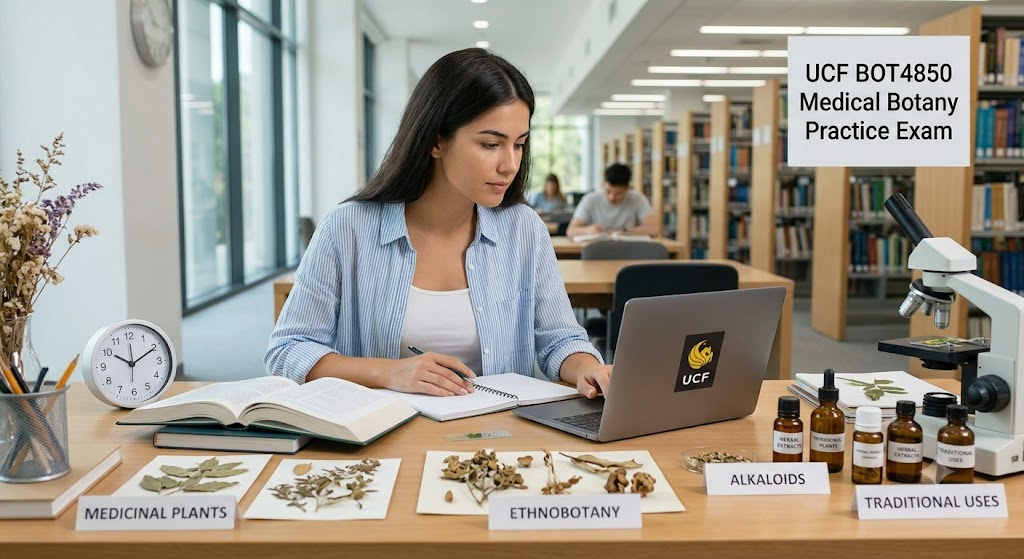 University of Central Florida (UCF) BOT4850 Medical Botany Practice Exam 1 Banner