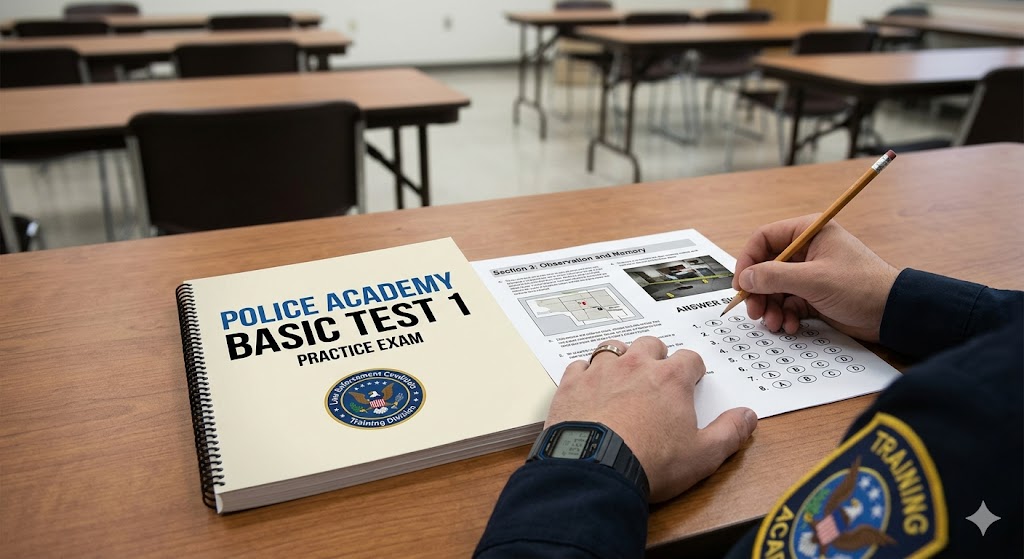 Police Academy Basic Test 1 Practice Banner
