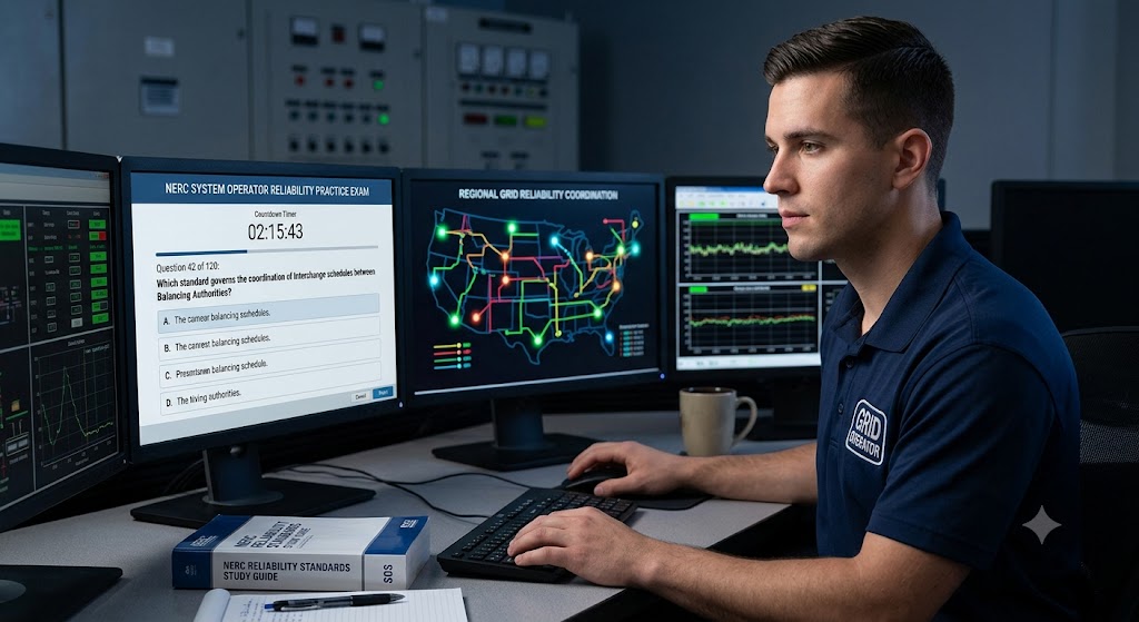 NERC System Operator (SOS) Reliability Practice Test Banner