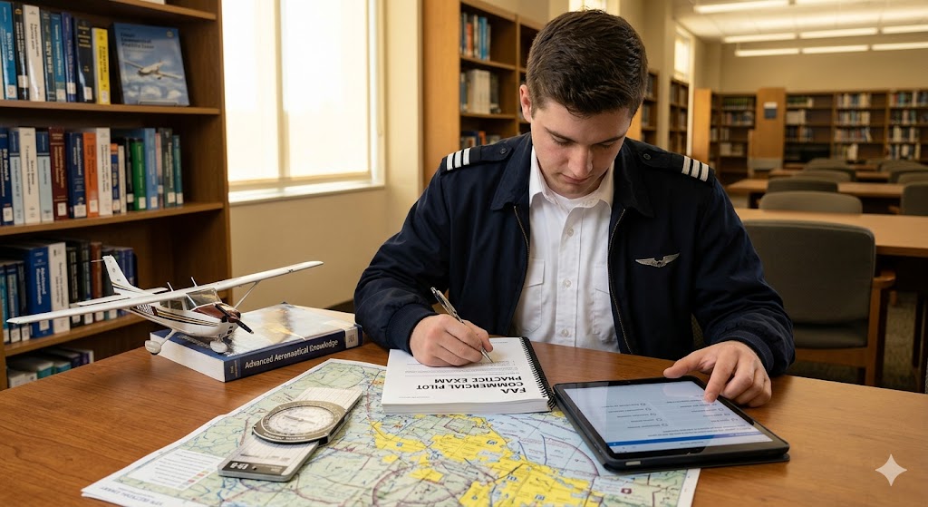 FAA Commercial Pilot Practice Test Banner