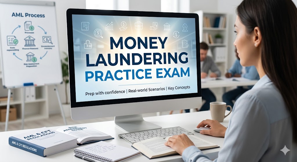 Money Laundering Practice Test Banner