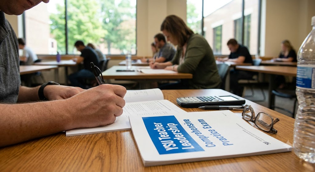 YSU Teacher Leadership Comprehensive Practice Exam Banner