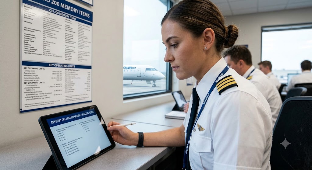 SkyWest CRJ 200 Limitations Practice Exam Banner
