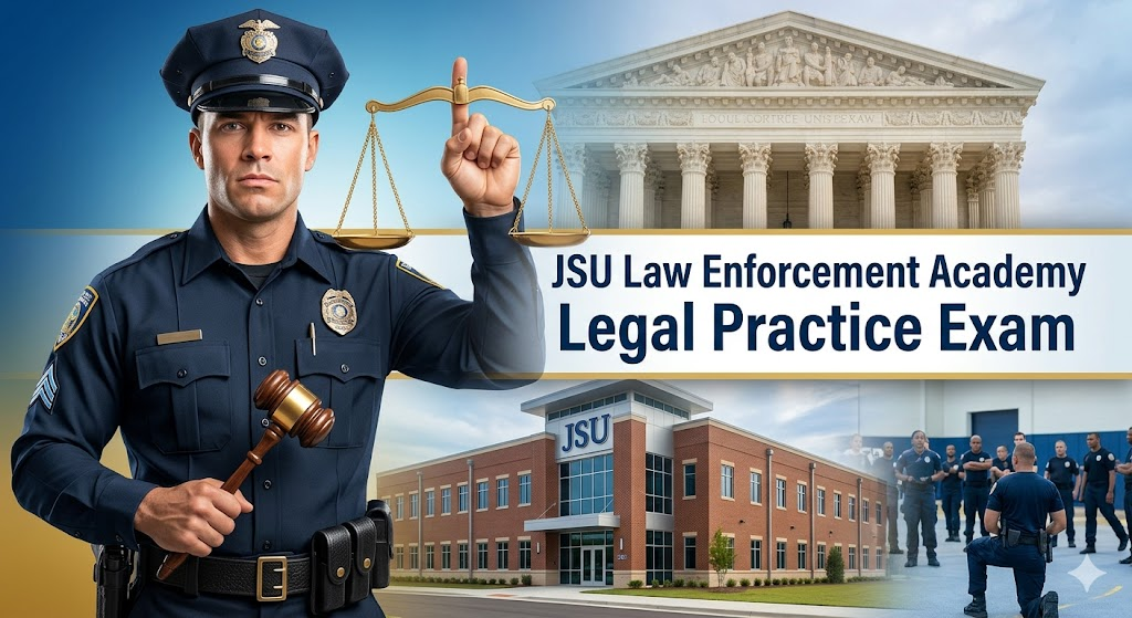 JSU Law Enforcement Academy – Legal Practice Exam Banner
