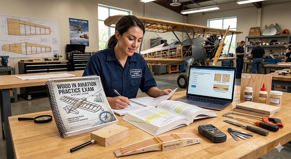 Wood in Aviation Practice Test Banner