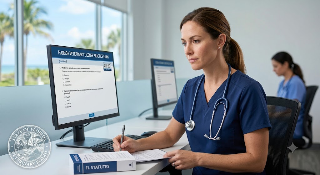 Florida Veterinary License Practice Exam Banner
