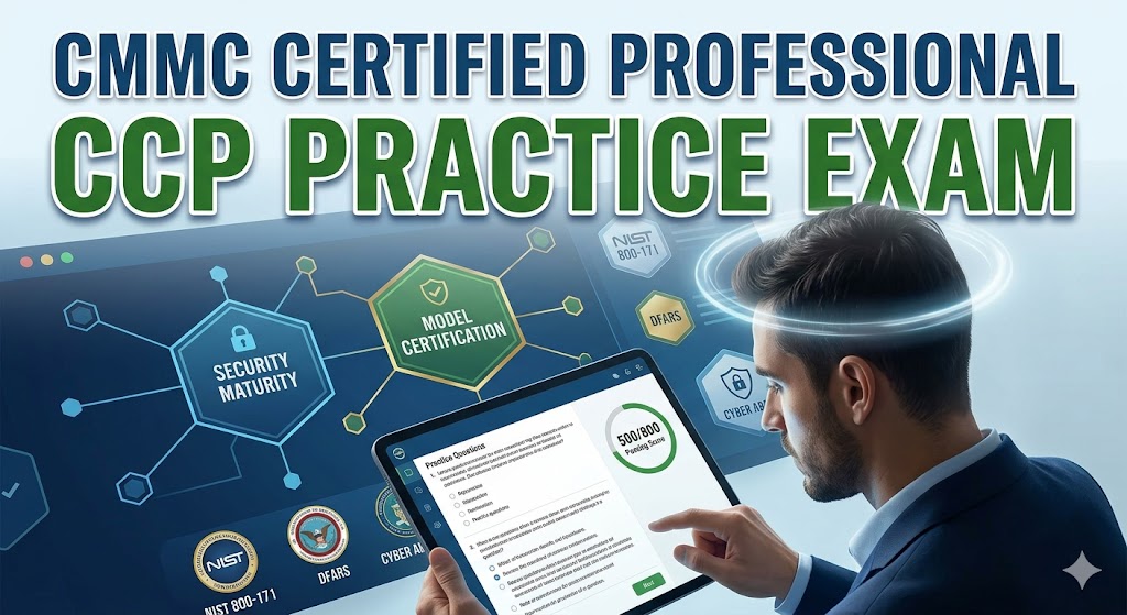 Certified Cybersecurity Maturity Model Certification (CMMC) Professional (CCP) Practice Exam Banner