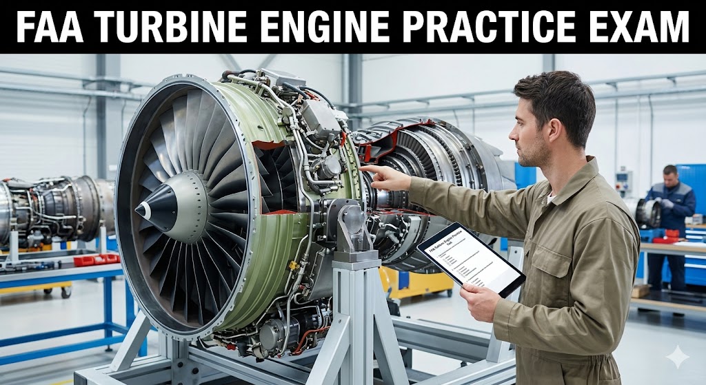 FAA Turbine Engine Practice Test Banner