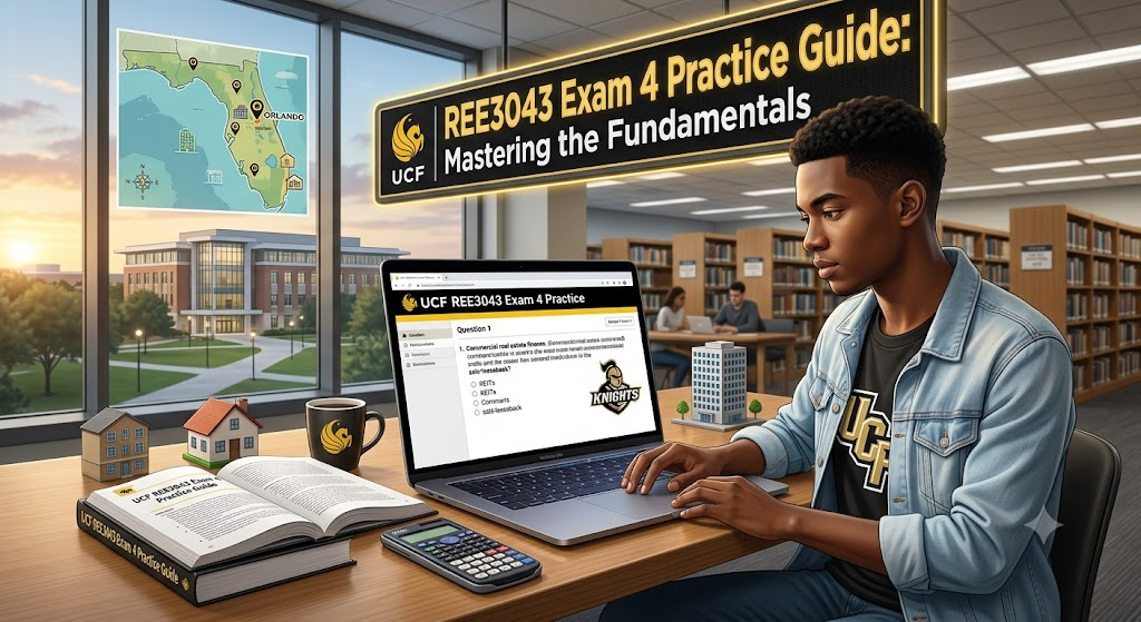 University of Central Florida (UCF) REE3043 Fundamentals of Real Estate Practice Exam 4 Banner
