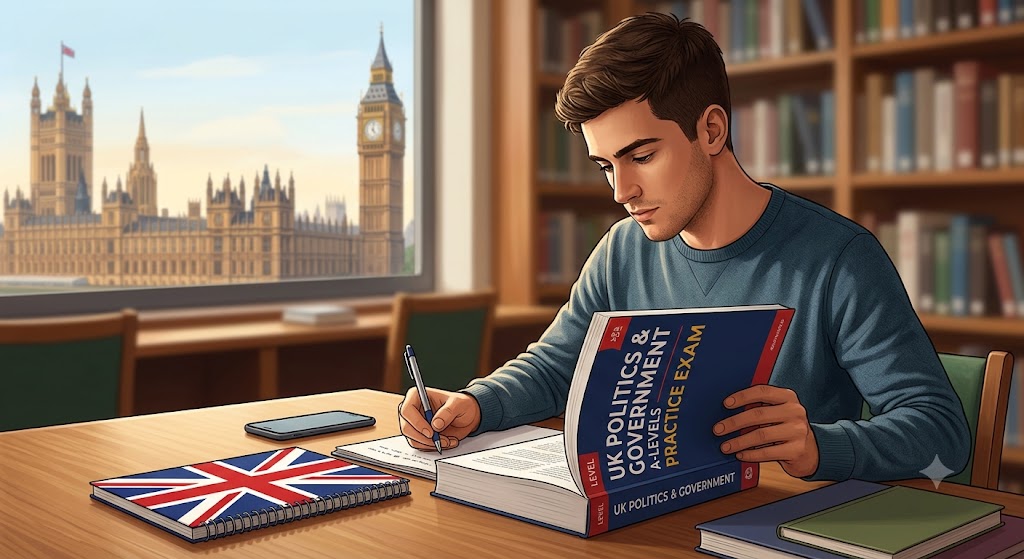 UK A-Levels Politics Practice Exam Banner