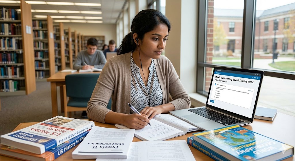 Praxis II Elementary Education Social Studies (5004) Practice Exam Banner