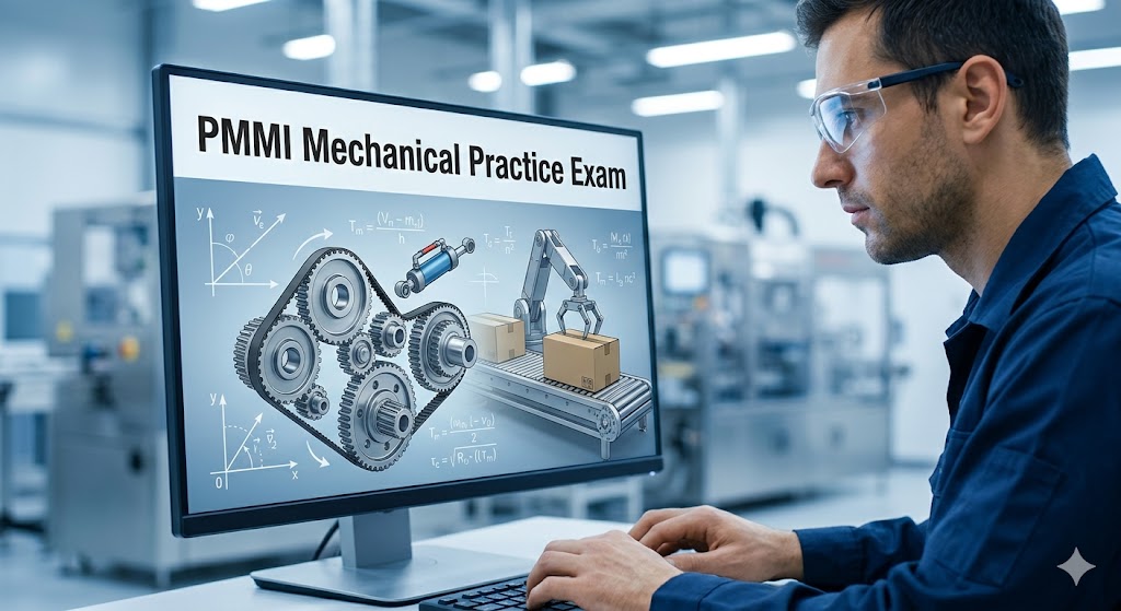 PMMI Mechanical Practice Test Banner