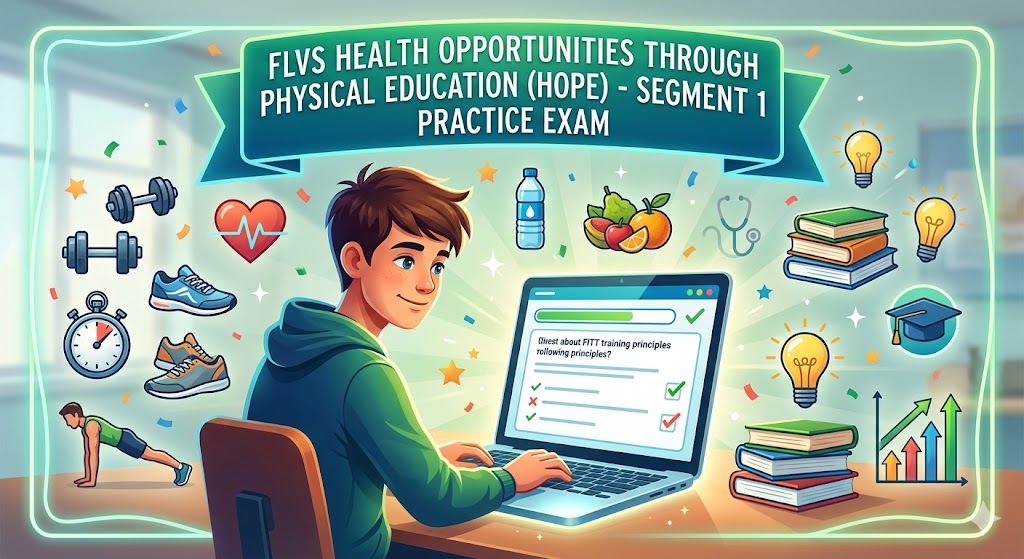 FLVS Health Opportunities through Physical Education (HOPE) – Segment 1 Practice Exam Banner