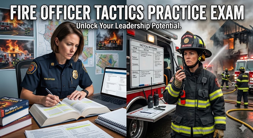 Fire Officers Handbook of Tactics Practice Test Banner