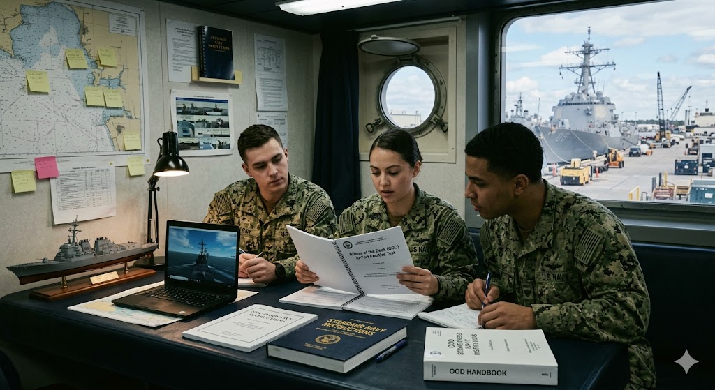 Officer of the Deck (OOD) In-Port Practice Exam Banner