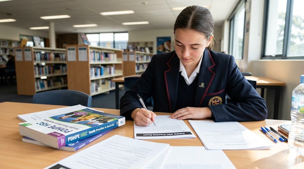 PDHPE HSC – Health Priorities in Australia Practice Test Banner