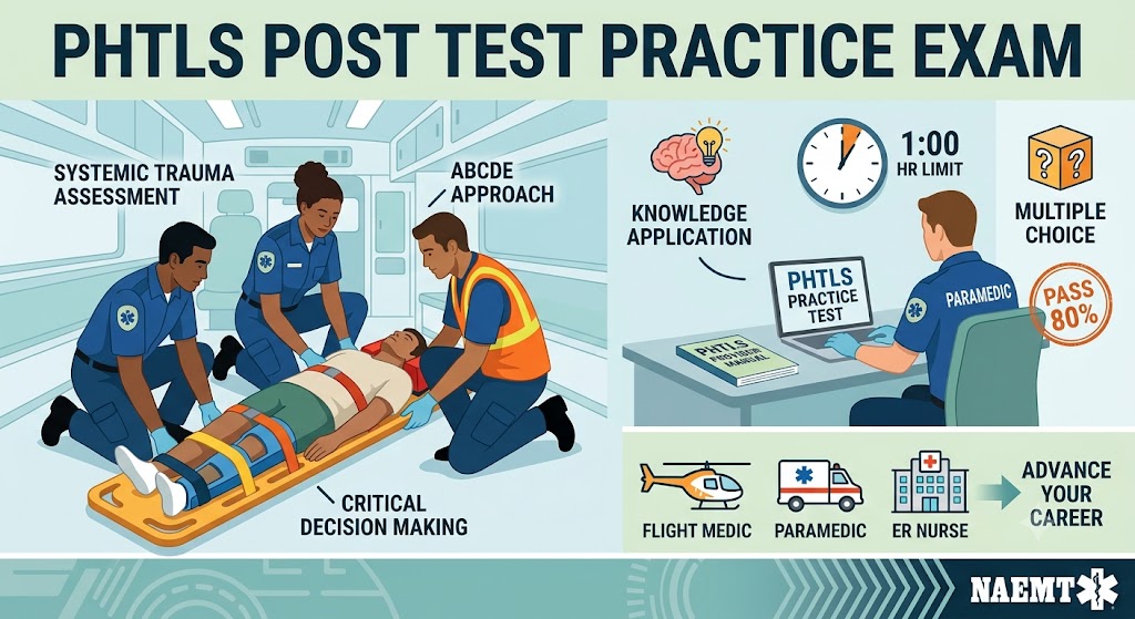Prehospital Trauma Life Support (PHTLS) Post Test Practice Banner