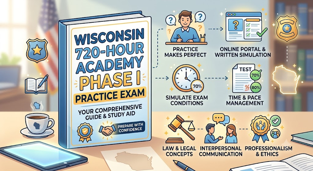 Wisconsin 720-Hour Academy Phase I Practice Exam Banner