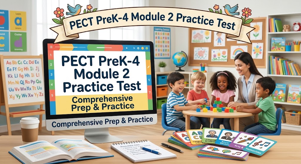 PreK-4 PECT Module 2 Practice Test Banner