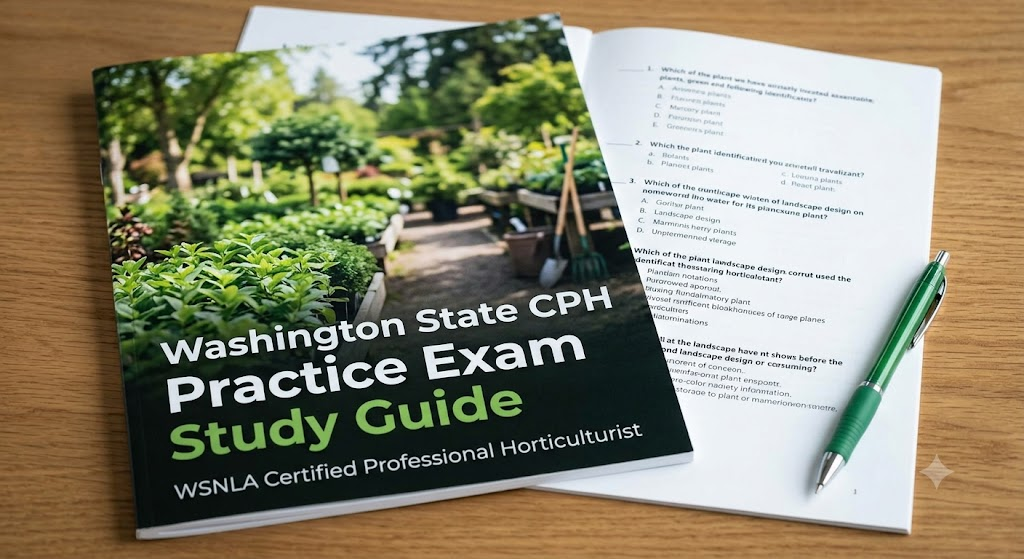 WSNLA Washington State Certified Professional Horticulturist Practice Exam Banner