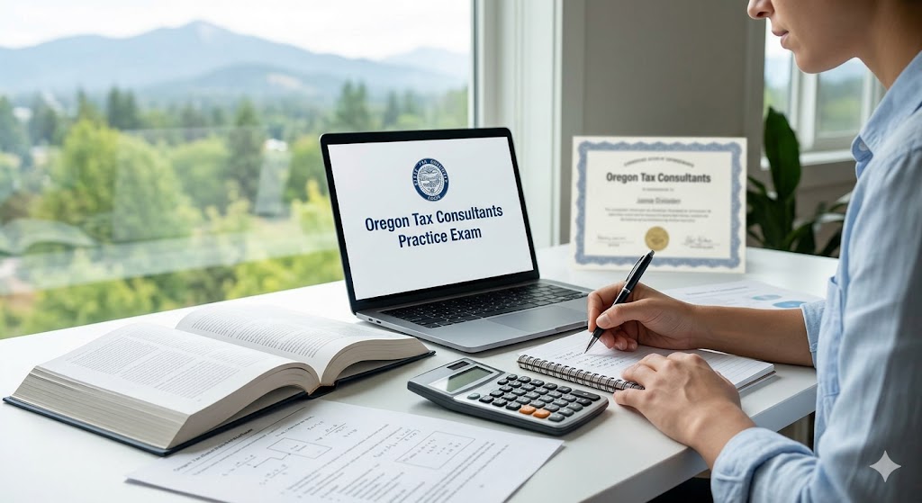 Oregon Tax Consultants Practice Exam Banner