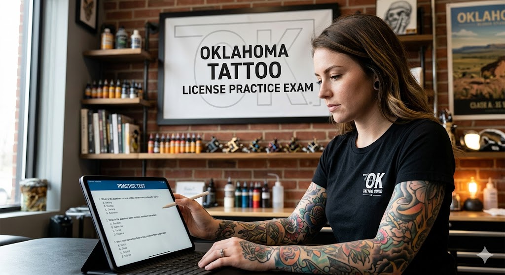 Oklahoma Tattoo License Practice Test Banner