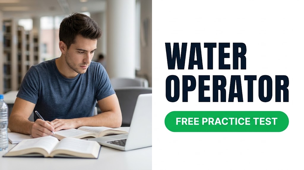 Water Operator Practice Test & Exam Prep Banner