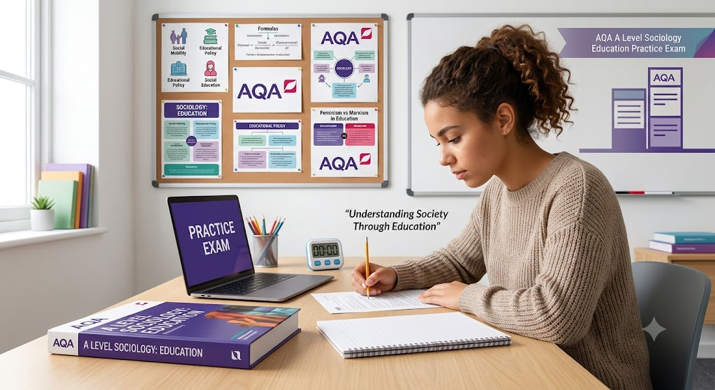 A Level Sociology Education AQA Practice Exam Banner