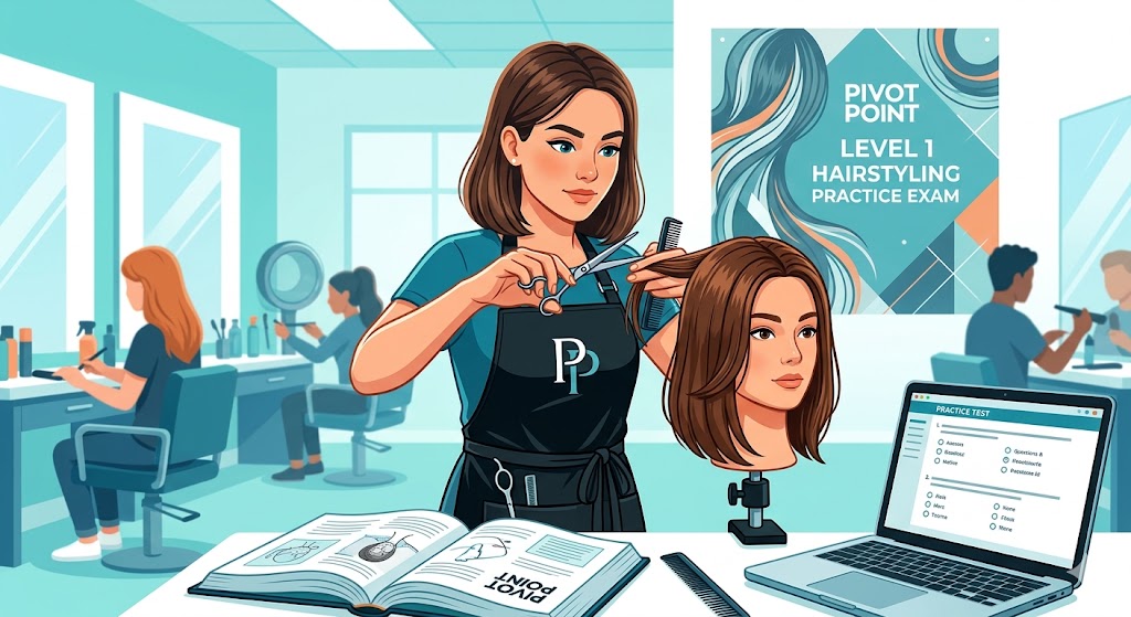 Pivot Point Level 1 Hairstyling Practice Test Banner