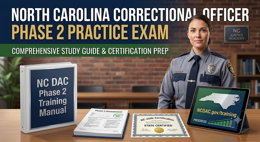 North Carolina Correctional Officer Phase 2 Practice Exam Banner