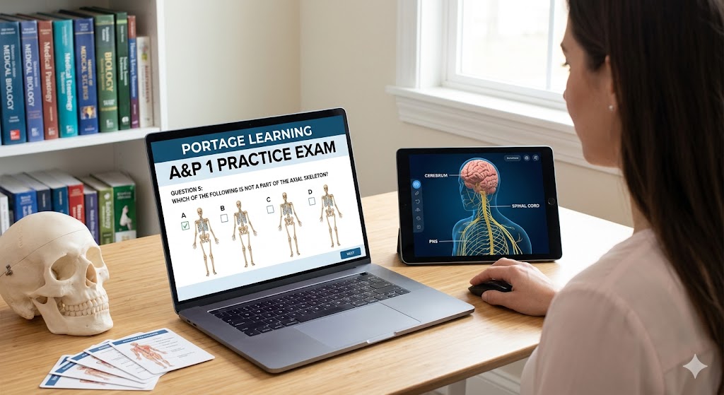 Portage Learning A&P I Final Exam Practice Banner