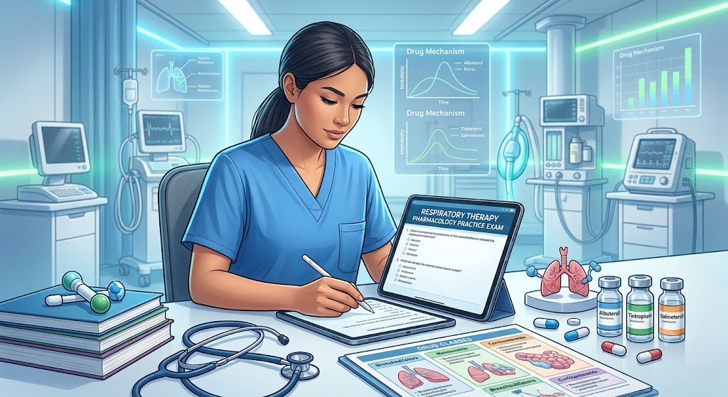 Respiratory Therapy Pharmacology Practice Test Banner