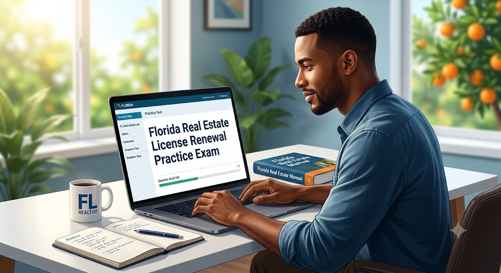 Florida Real Estate License Renewal Practice Test Banner