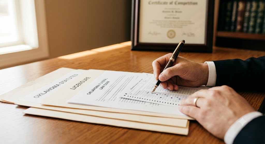 Oklahoma Funeral State Law Practice Exam Banner