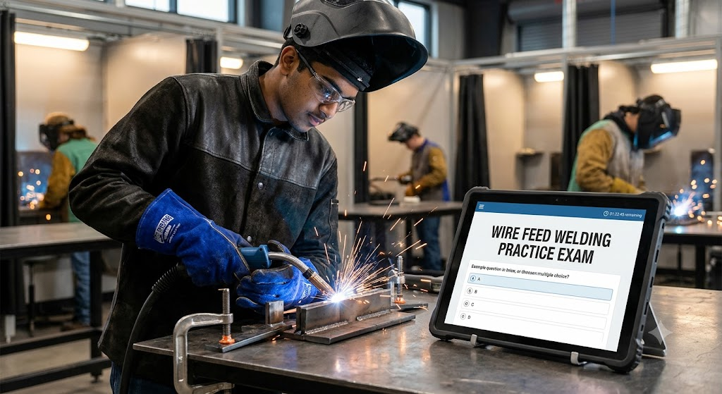 Wire Feed Welding Practice Test Banner