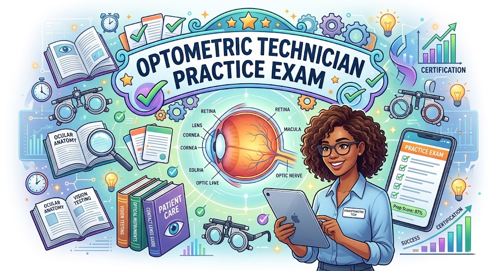 Optometric Technician Certification Practice Exam Banner