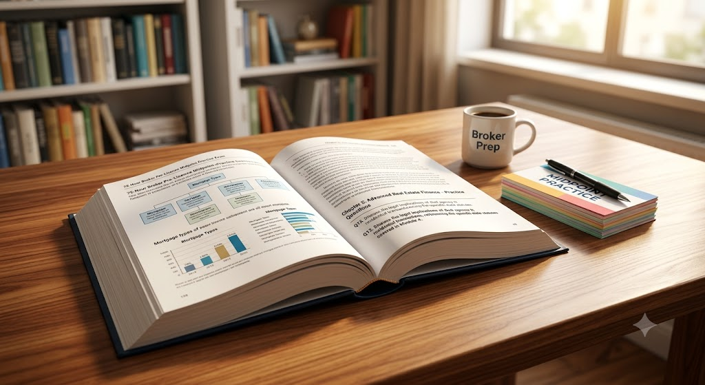 75-Hour Broker Pre-License Midpoint Practice Exam Banner