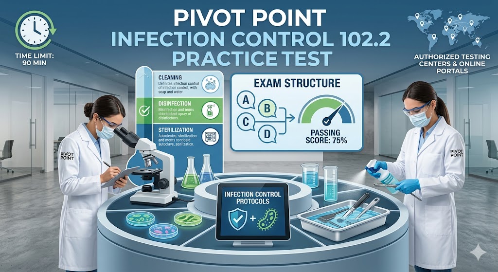 Pivot Point Infection Control 102.2 Practice Test Banner