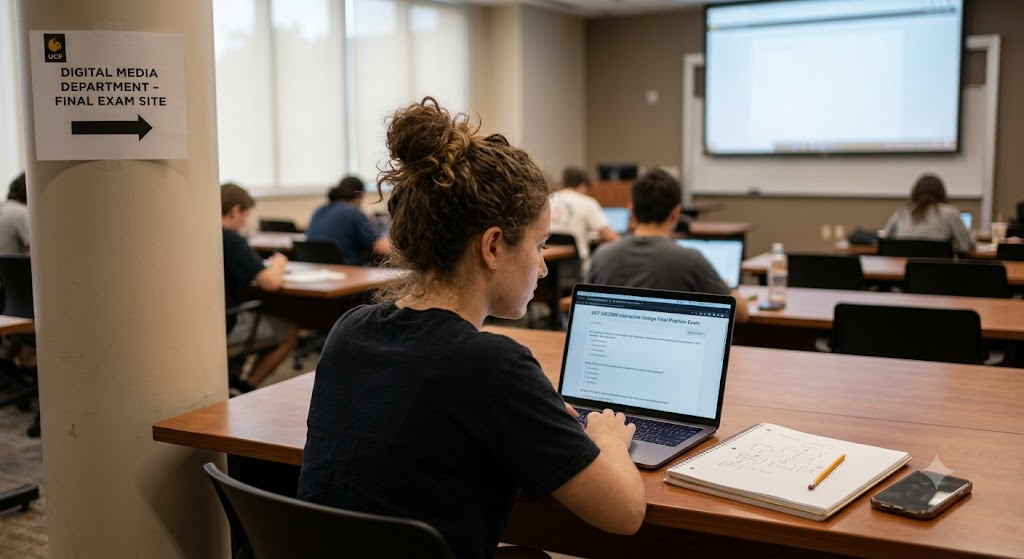 University of Central Florida (UCF) DIG2500 Fundamentals of Interactive Design Final Practice Exam Banner