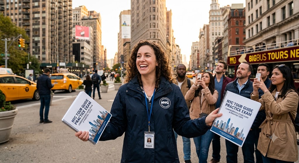 NYC Tour Guide Practice Test Banner